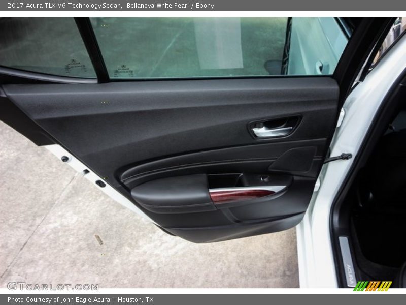 Bellanova White Pearl / Ebony 2017 Acura TLX V6 Technology Sedan