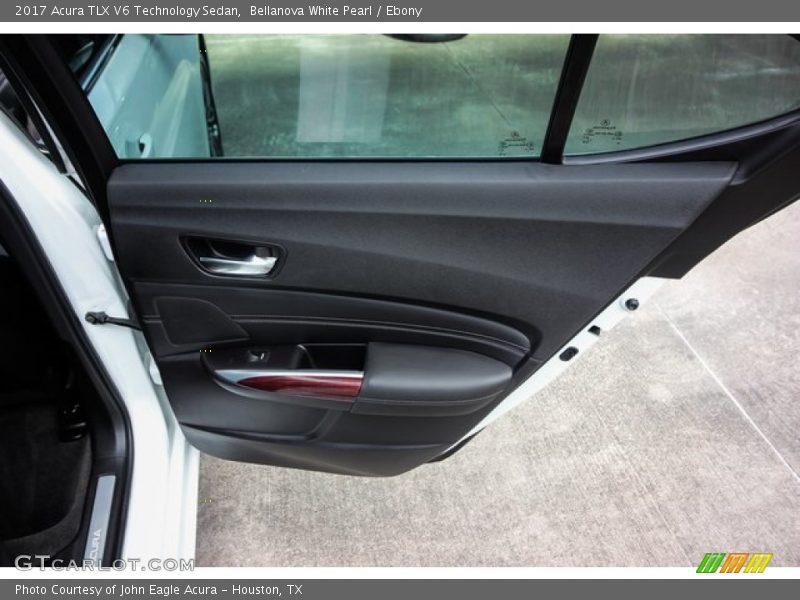 Bellanova White Pearl / Ebony 2017 Acura TLX V6 Technology Sedan