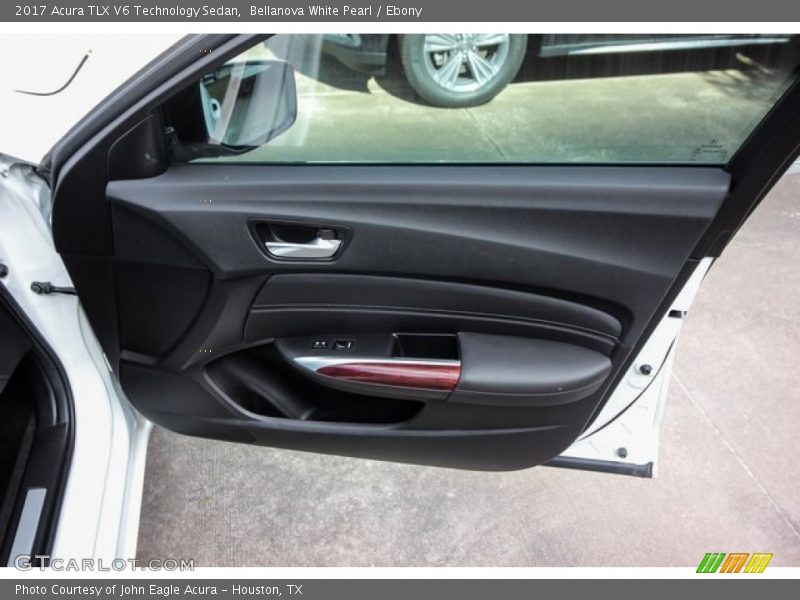 Bellanova White Pearl / Ebony 2017 Acura TLX V6 Technology Sedan