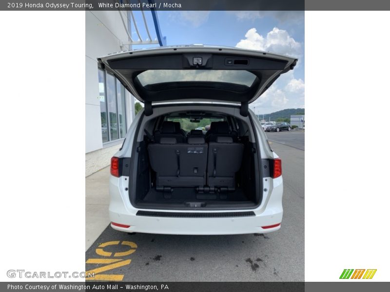 White Diamond Pearl / Mocha 2019 Honda Odyssey Touring