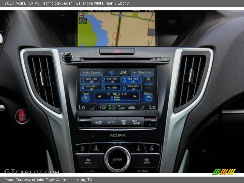Bellanova White Pearl / Ebony 2017 Acura TLX V6 Technology Sedan