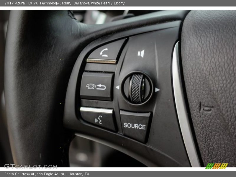 Bellanova White Pearl / Ebony 2017 Acura TLX V6 Technology Sedan