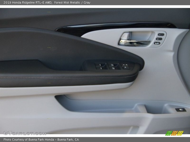 Forest Mist Metallic / Gray 2019 Honda Ridgeline RTL-E AWD