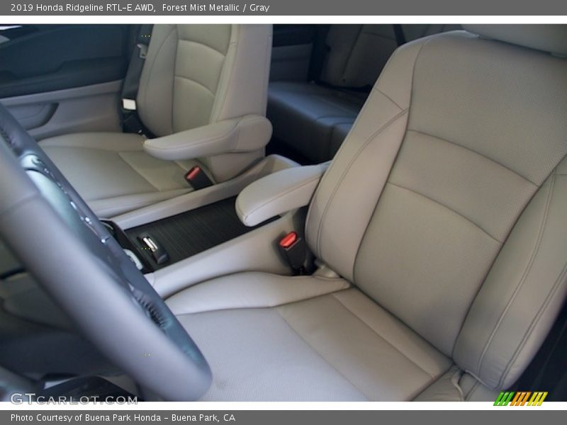 Forest Mist Metallic / Gray 2019 Honda Ridgeline RTL-E AWD