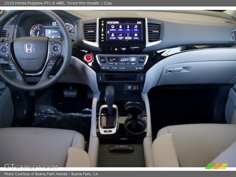 Forest Mist Metallic / Gray 2019 Honda Ridgeline RTL-E AWD