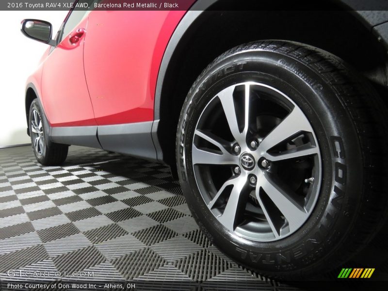 Barcelona Red Metallic / Black 2016 Toyota RAV4 XLE AWD