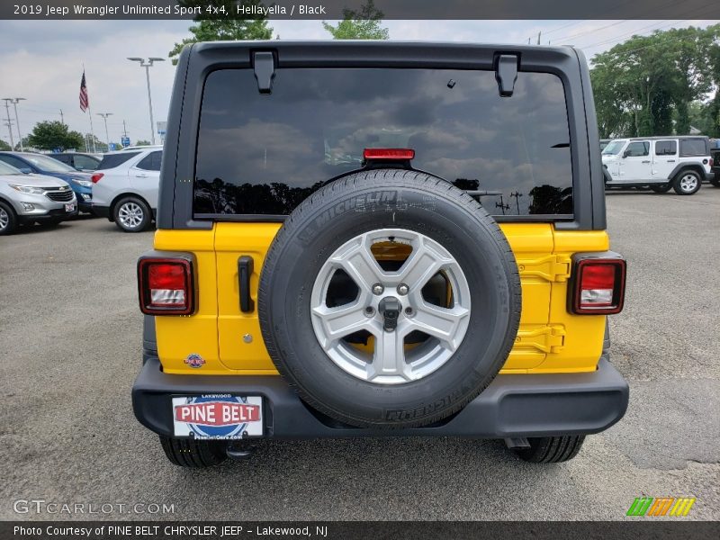 Hellayella / Black 2019 Jeep Wrangler Unlimited Sport 4x4