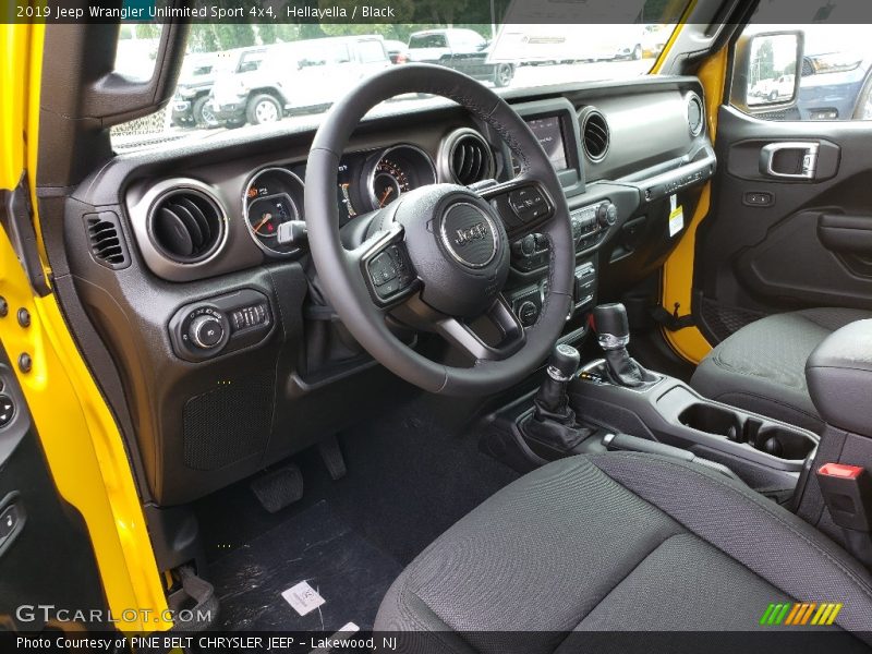 Hellayella / Black 2019 Jeep Wrangler Unlimited Sport 4x4