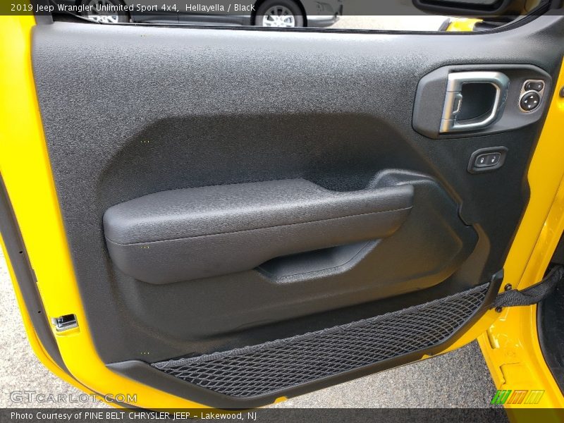 Hellayella / Black 2019 Jeep Wrangler Unlimited Sport 4x4