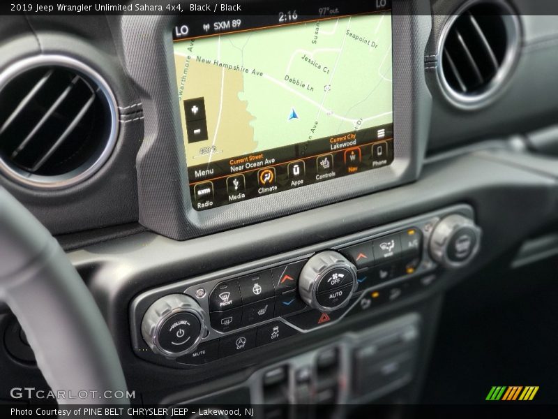 Black / Black 2019 Jeep Wrangler Unlimited Sahara 4x4