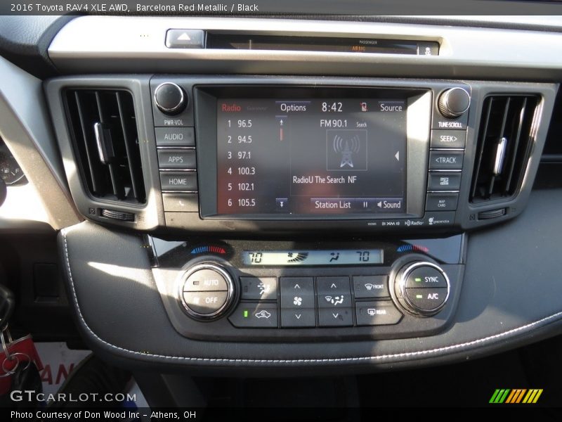 Barcelona Red Metallic / Black 2016 Toyota RAV4 XLE AWD