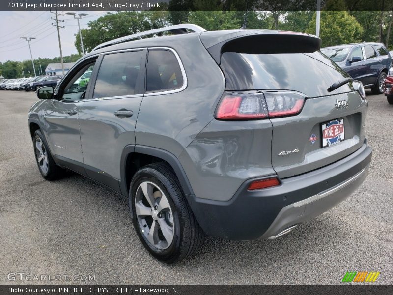 Sting-Gray / Black 2019 Jeep Cherokee Limited 4x4
