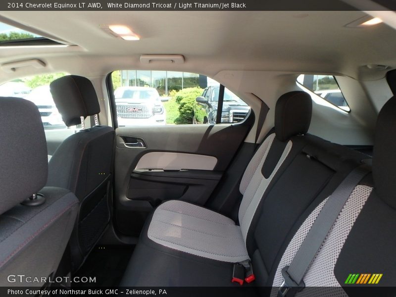 White Diamond Tricoat / Light Titanium/Jet Black 2014 Chevrolet Equinox LT AWD