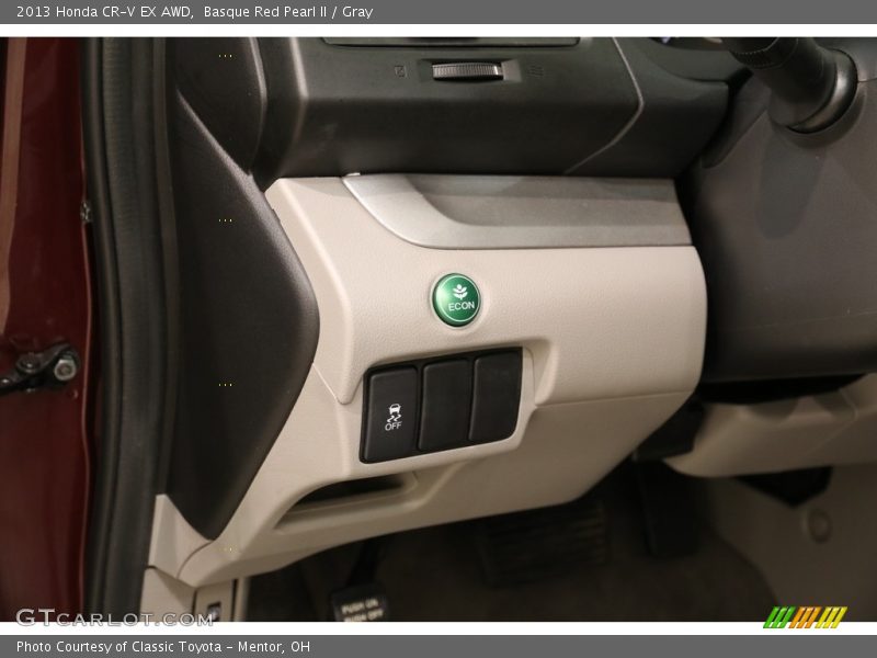 Basque Red Pearl II / Gray 2013 Honda CR-V EX AWD