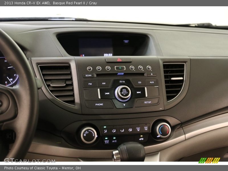 Basque Red Pearl II / Gray 2013 Honda CR-V EX AWD