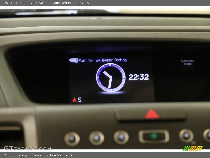 Basque Red Pearl II / Gray 2013 Honda CR-V EX AWD
