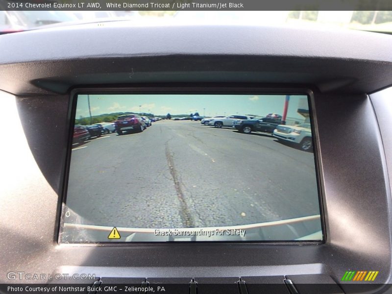 White Diamond Tricoat / Light Titanium/Jet Black 2014 Chevrolet Equinox LT AWD