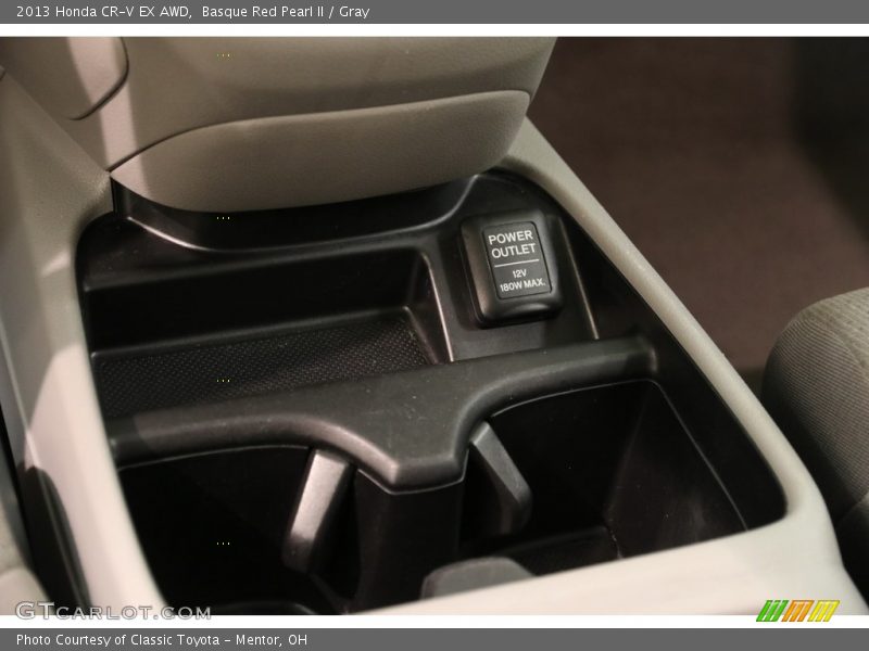 Basque Red Pearl II / Gray 2013 Honda CR-V EX AWD