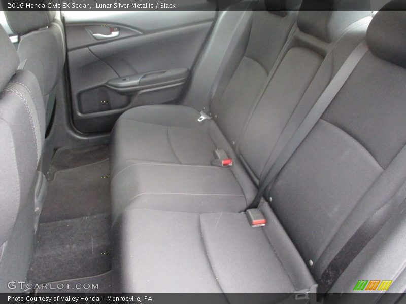 Lunar Silver Metallic / Black 2016 Honda Civic EX Sedan