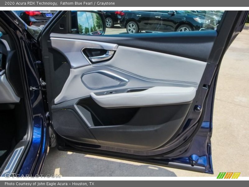 Fathom Blue Pearl / Graystone 2020 Acura RDX Technology