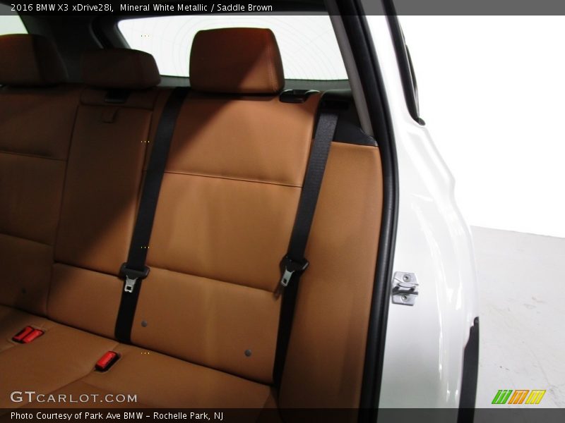 Mineral White Metallic / Saddle Brown 2016 BMW X3 xDrive28i