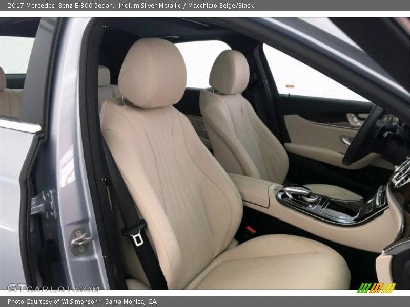 Iridium Silver Metallic / Macchiato Beige/Black 2017 Mercedes-Benz E 300 Sedan