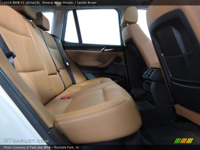 Mineral White Metallic / Saddle Brown 2016 BMW X3 xDrive28i