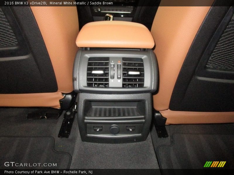 Mineral White Metallic / Saddle Brown 2016 BMW X3 xDrive28i