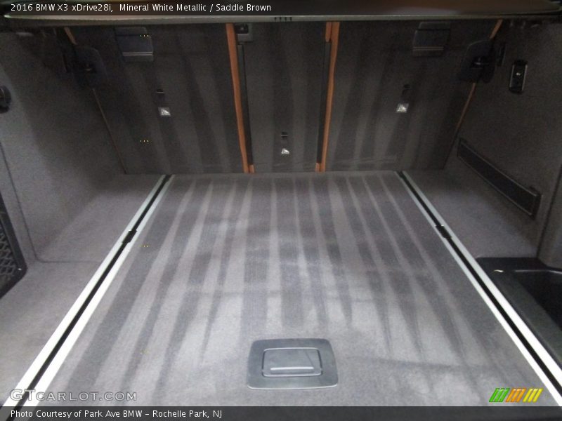 Mineral White Metallic / Saddle Brown 2016 BMW X3 xDrive28i