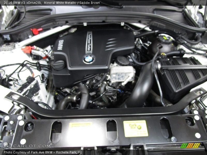 Mineral White Metallic / Saddle Brown 2016 BMW X3 xDrive28i