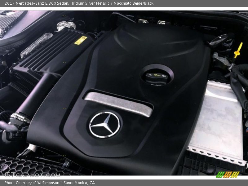 Iridium Silver Metallic / Macchiato Beige/Black 2017 Mercedes-Benz E 300 Sedan