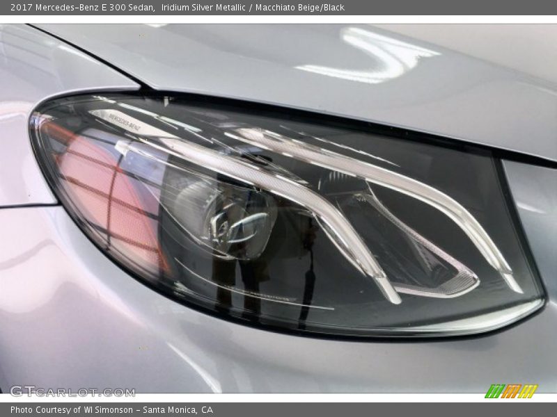 Iridium Silver Metallic / Macchiato Beige/Black 2017 Mercedes-Benz E 300 Sedan