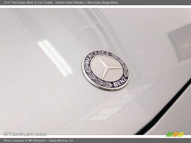 Iridium Silver Metallic / Macchiato Beige/Black 2017 Mercedes-Benz E 300 Sedan