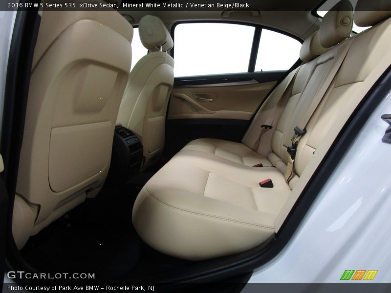 Mineral White Metallic / Venetian Beige/Black 2016 BMW 5 Series 535i xDrive Sedan