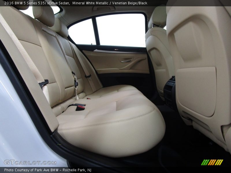 Mineral White Metallic / Venetian Beige/Black 2016 BMW 5 Series 535i xDrive Sedan
