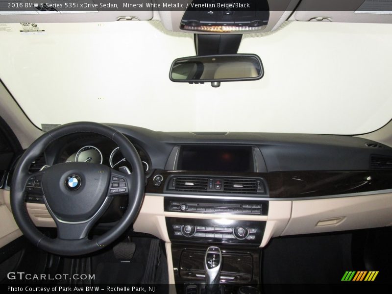 Mineral White Metallic / Venetian Beige/Black 2016 BMW 5 Series 535i xDrive Sedan