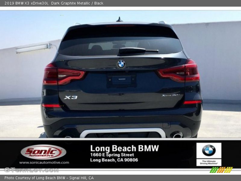 Dark Graphite Metallic / Black 2019 BMW X3 xDrive30i