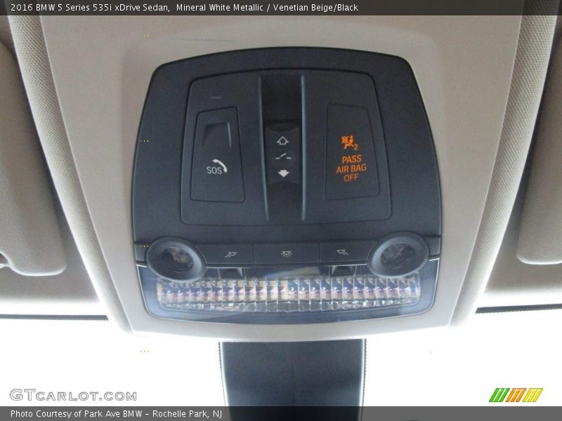Mineral White Metallic / Venetian Beige/Black 2016 BMW 5 Series 535i xDrive Sedan