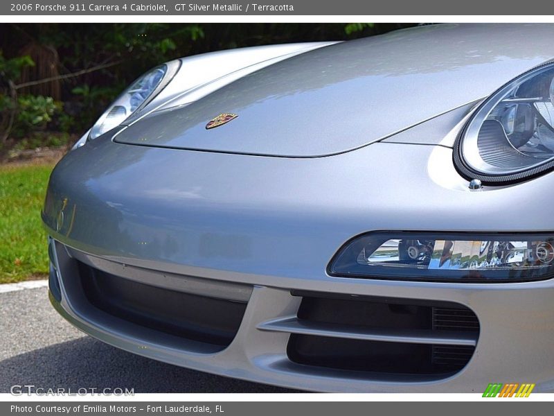 GT Silver Metallic / Terracotta 2006 Porsche 911 Carrera 4 Cabriolet