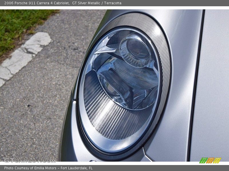 GT Silver Metallic / Terracotta 2006 Porsche 911 Carrera 4 Cabriolet