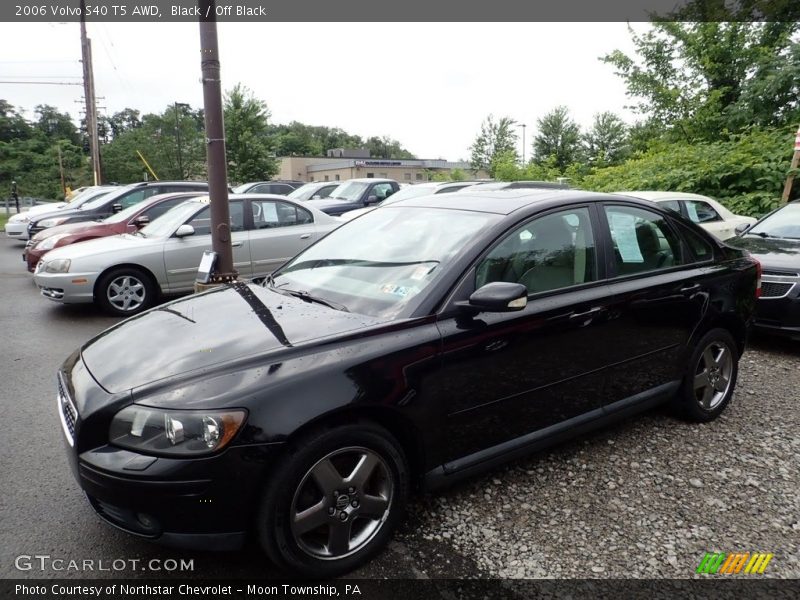 Black / Off Black 2006 Volvo S40 T5 AWD