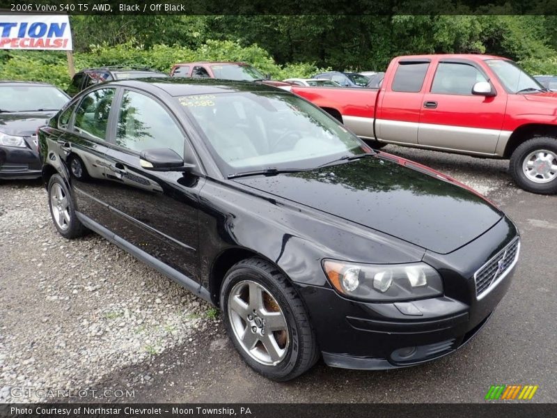 Black / Off Black 2006 Volvo S40 T5 AWD
