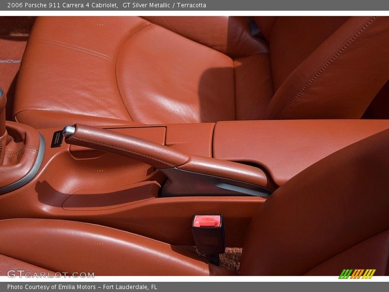 GT Silver Metallic / Terracotta 2006 Porsche 911 Carrera 4 Cabriolet