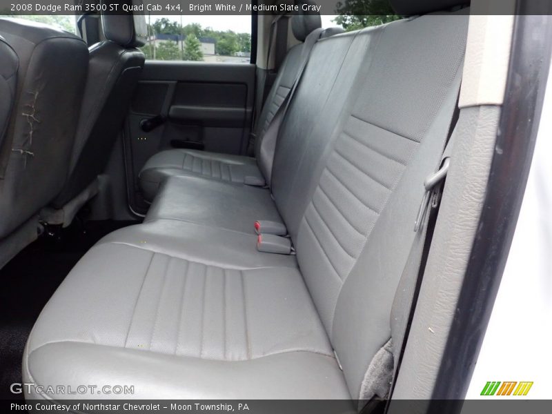 Bright White / Medium Slate Gray 2008 Dodge Ram 3500 ST Quad Cab 4x4