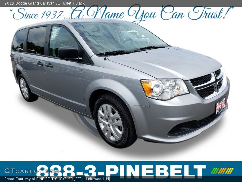 Billet / Black 2019 Dodge Grand Caravan SE
