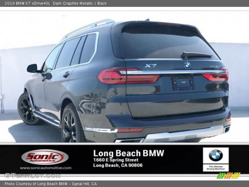Dark Graphite Metallic / Black 2019 BMW X7 xDrive40i