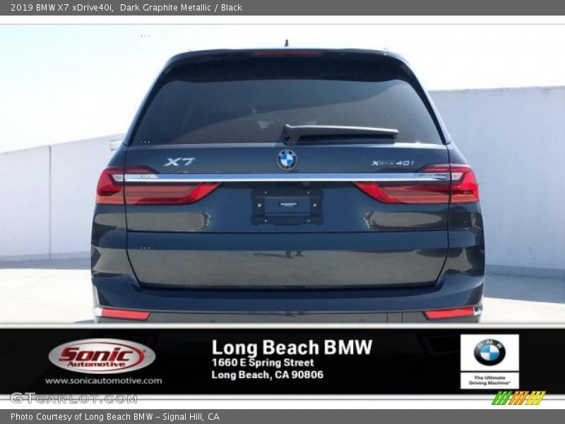 Dark Graphite Metallic / Black 2019 BMW X7 xDrive40i