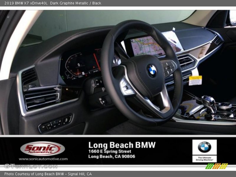 Dark Graphite Metallic / Black 2019 BMW X7 xDrive40i