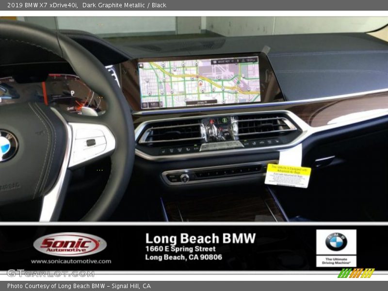 Dark Graphite Metallic / Black 2019 BMW X7 xDrive40i