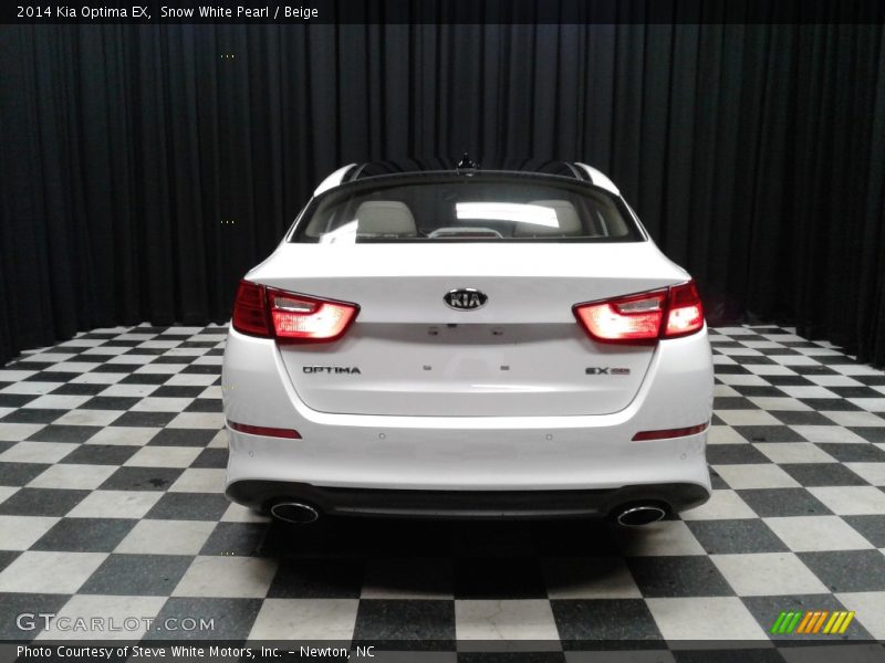 Snow White Pearl / Beige 2014 Kia Optima EX
